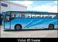Volvo 45 Seater, Car Coach Rental Services